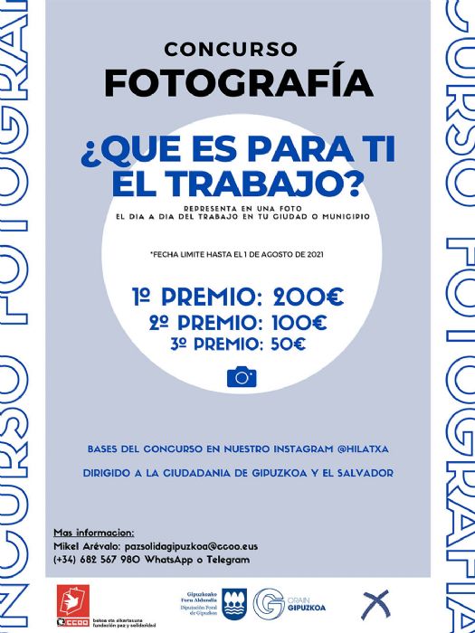 CONCURSO FOTOGRAFA: Qu es para ti el Trabajo?